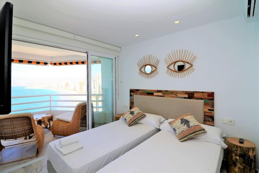 Luxurious 2-Bedroom Apt With Stunning Views, 1St Line On Levante Beach, בנידורם מראה חיצוני תמונה